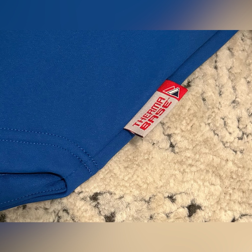 Majestic Authentic Toronto Blue Jays Therma Base Pullover Sweatshirt Youth Sz XL - Picture 2 of 3